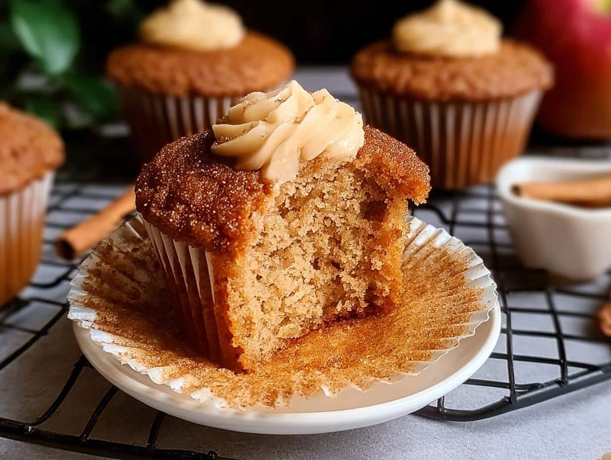 Amazing Apple Spice Cupcakes: 7 Easy Steps - Apple Spice Cupcakes - additional detail