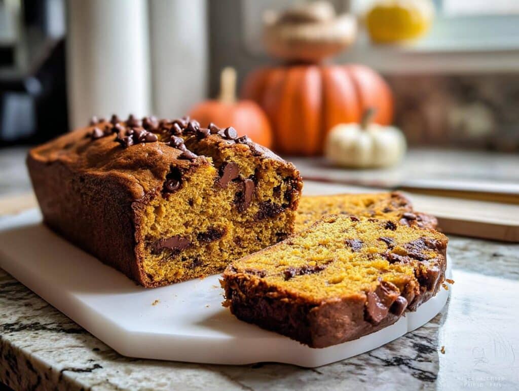 Chocolate Chip Pumpkin Bread