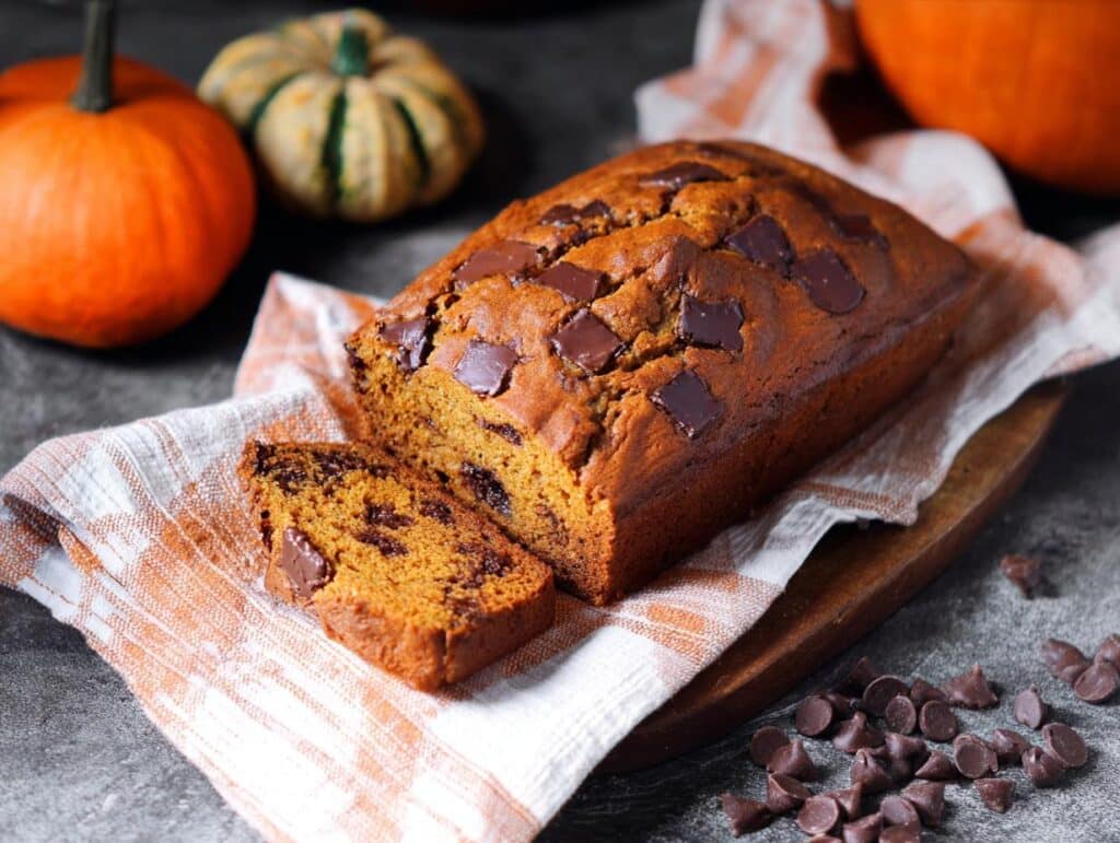Chocolate Chunk Pumpkin Bread