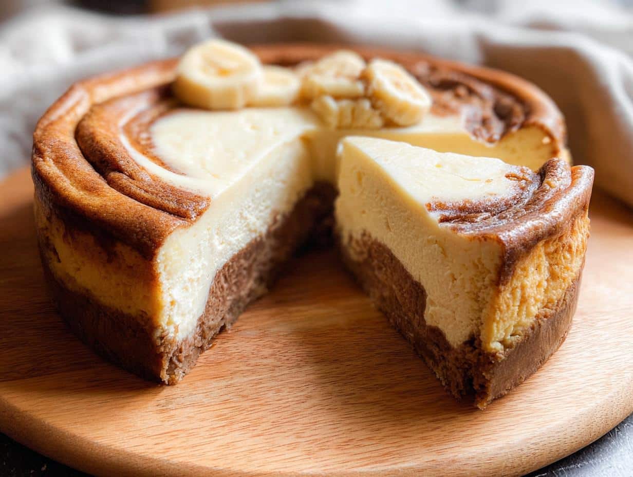 Cinnamon Roll Cheesecake: Amazing 1-Hour Bake - Cinnamon Roll Cheesecake - additional detail