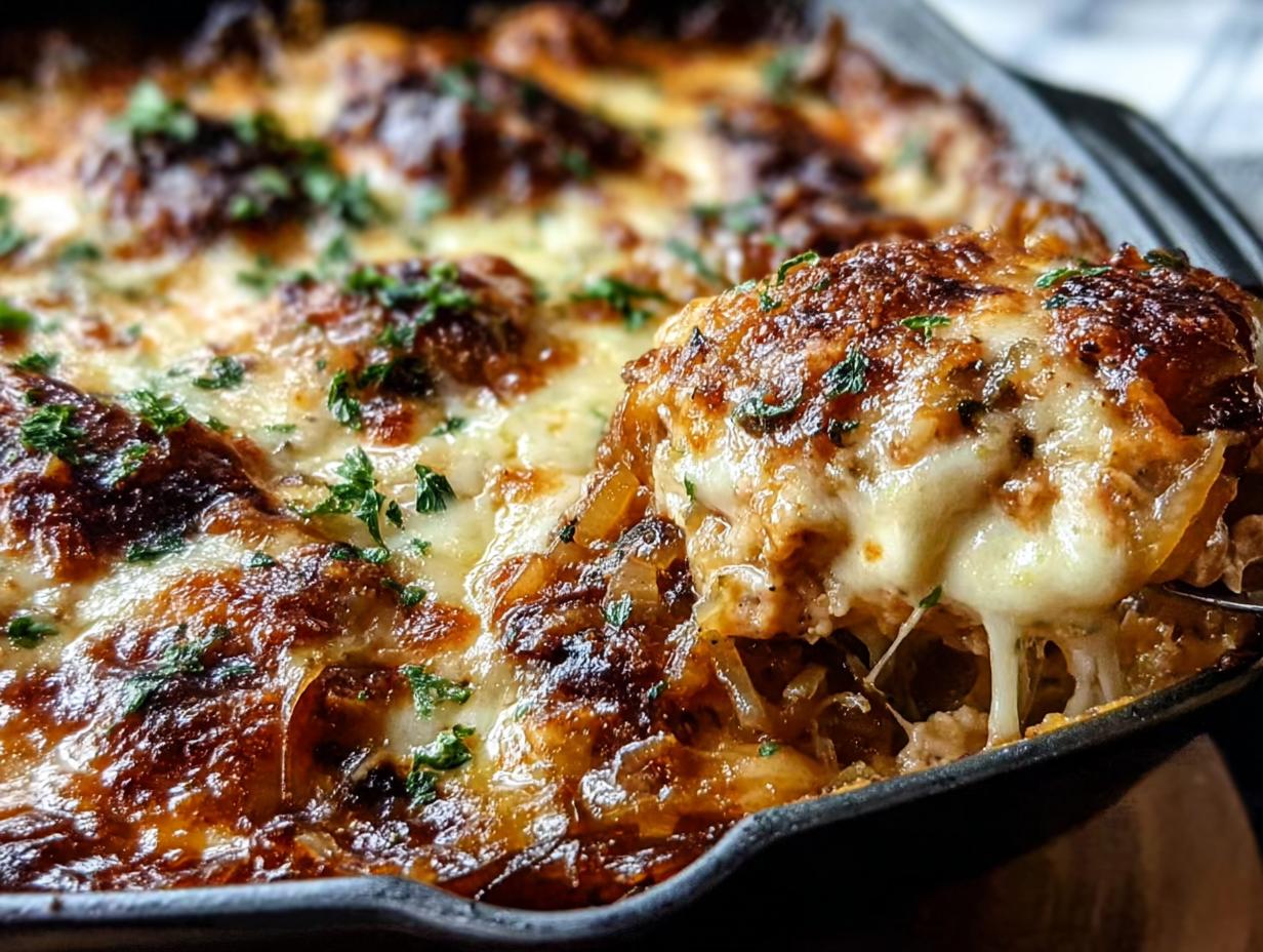 French Onion Chicken Bake: Amazing 1-Pan Meal - French Onion Chicken Bake - additional detail