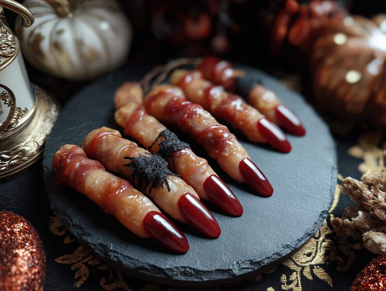 Spooky Halloween Witches Fingers: 1 Wicked Recipe - Halloween Witches Fingers - additional detail