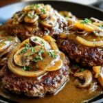 Hamburger Steaks Onion Mushroom