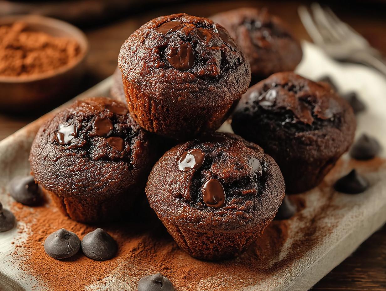 Healthy Chocolate Mini Muffins: 15-Minuten Comfort - Healthy Chocolate Mini Muffins - additional detail