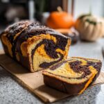 Orange Black Marble Bread: 1 Magical Swirl 4 Orange Black Marble Bread