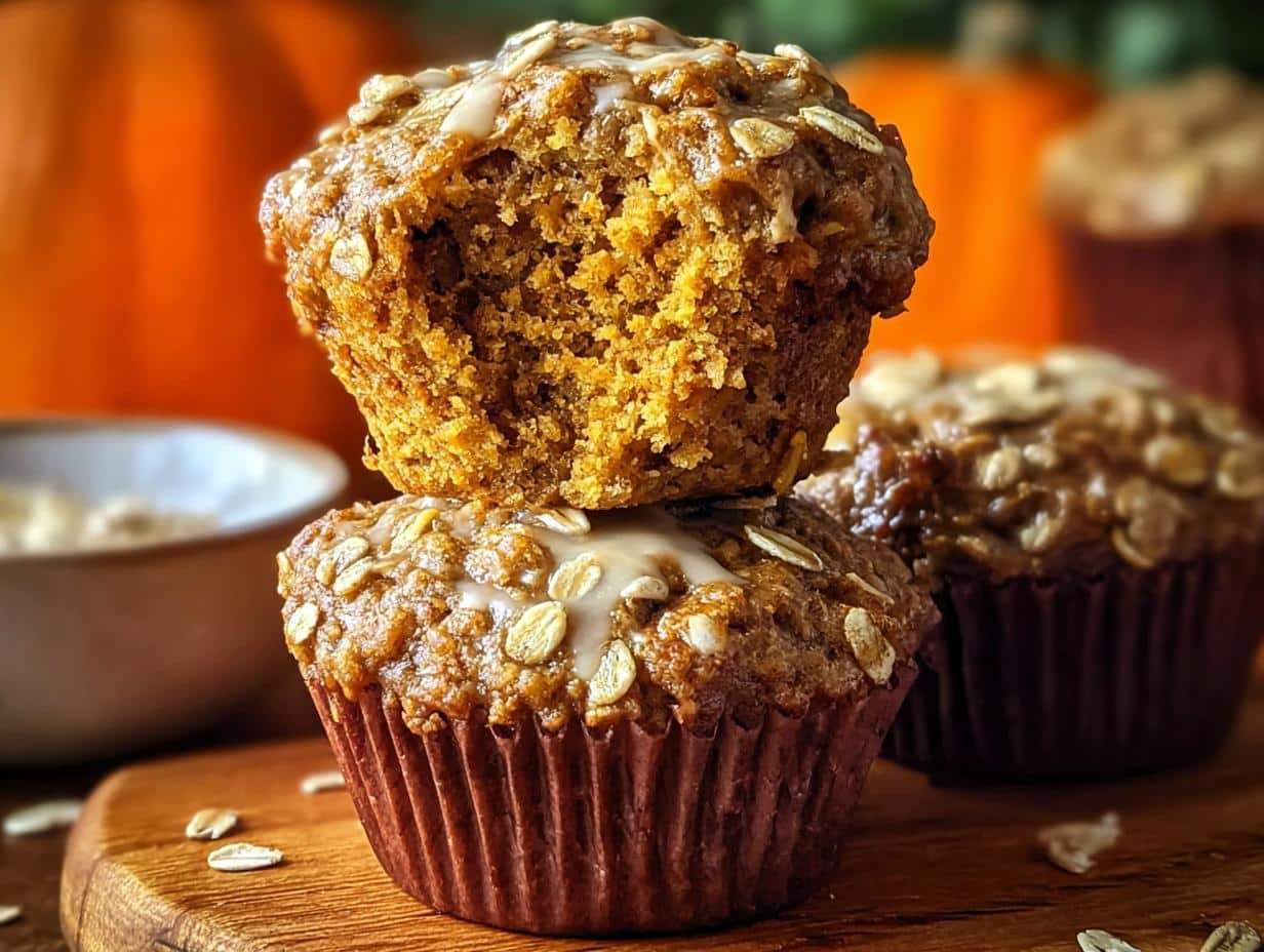 Pumpkin Oat Muffins Healthy