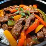 Slow Cooker Pepper Steak