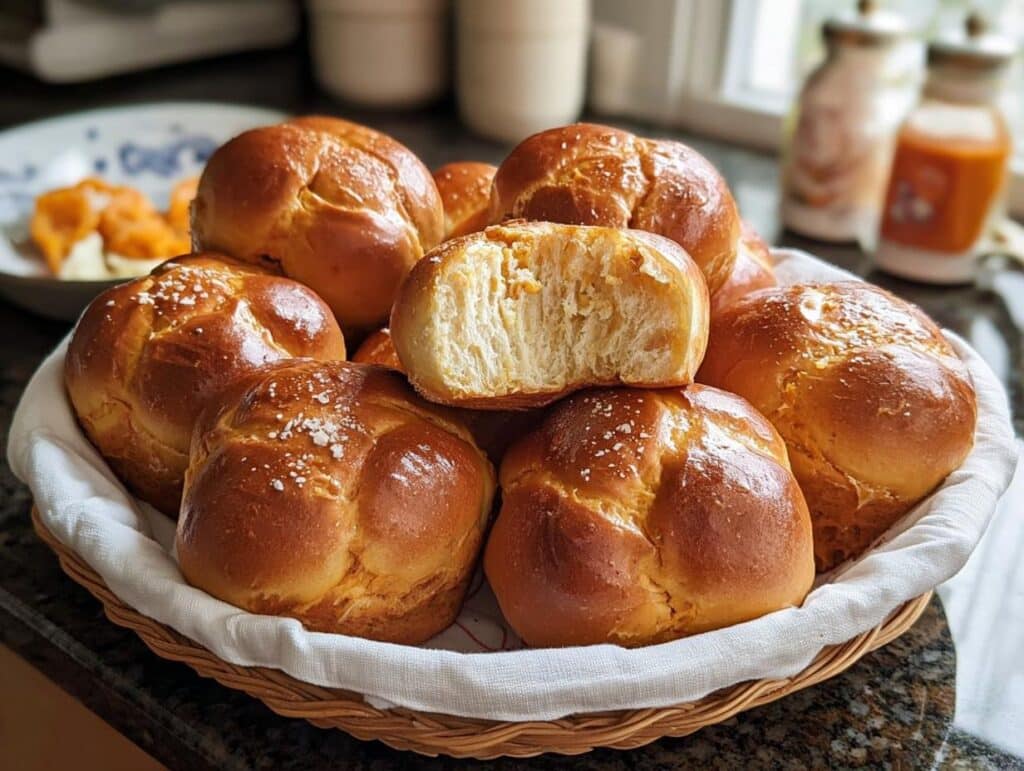Sweet Potato Dinner Rolls