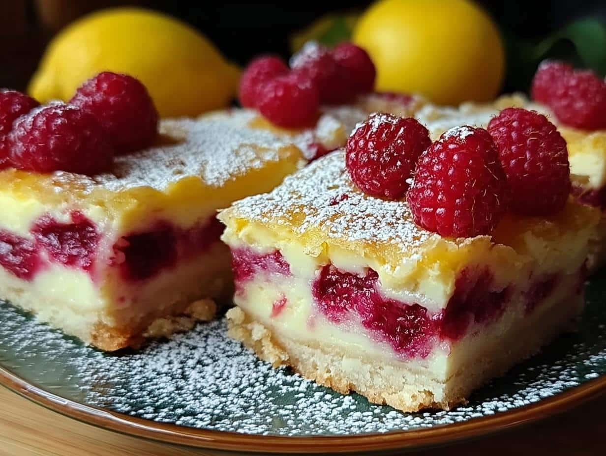 Zesty Raspberry Lemon Bars: A Delightful Treat - Zesty Raspberry Lemon Bars - additional detail