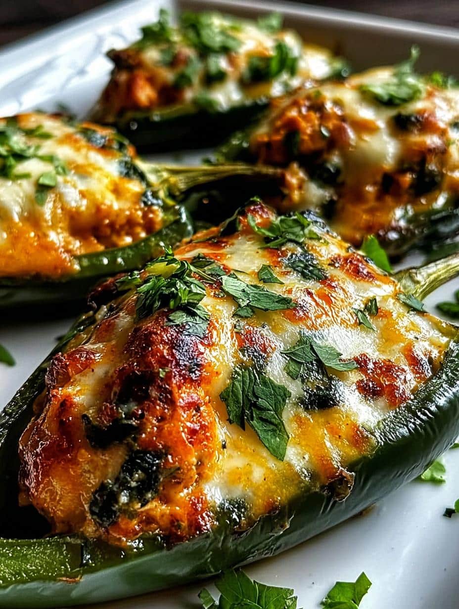 Amazing Chicken Stuffed Poblano Peppers Recipe - Chicken Stuffed Poblano Peppers - additional detail