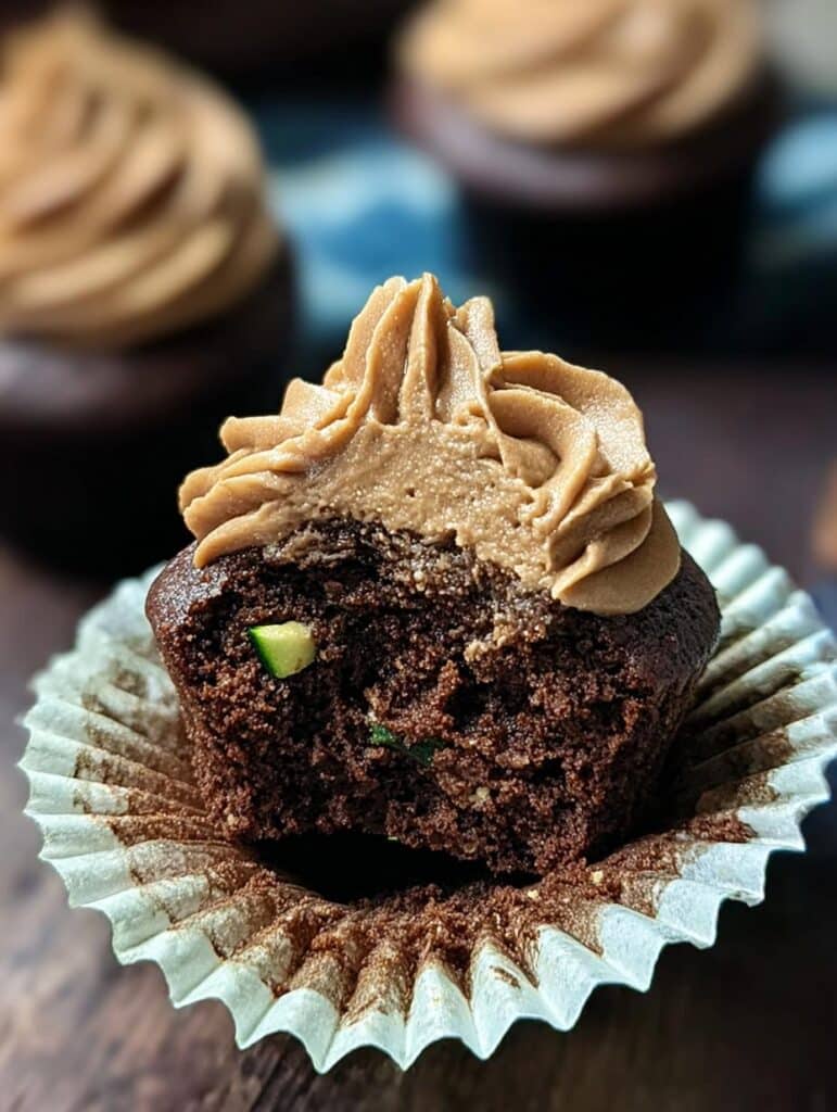 Chocolate Zucchini Cupcakes