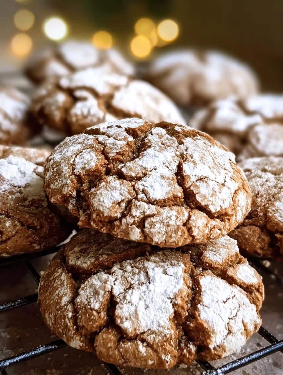 Christmas Walnut Cookies: 1 Magical Recipe 2 Christmas Walnut Cookies: 1 Magical Recipe - Christmas Walnut Crinkle Cookies - dough preparation