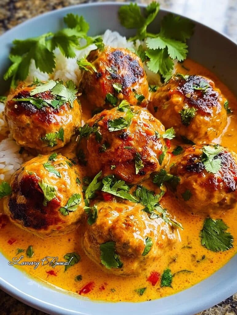 Coconut Chicken Meatballs