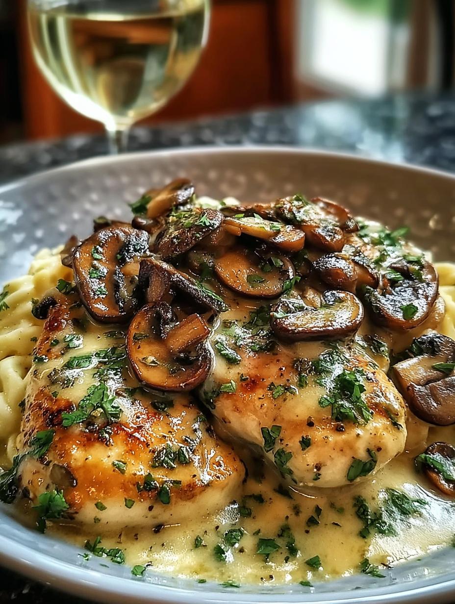 Creamy White Wine Mushroom