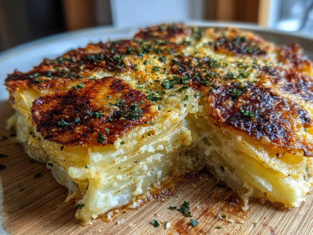 Crispy Parmesan Gruyere Potato
