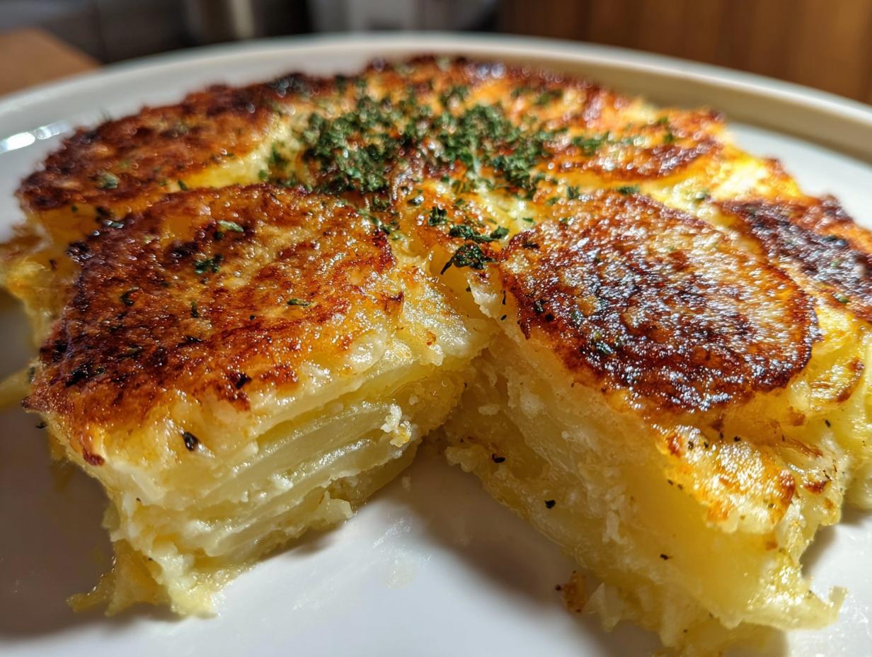 Crispy Parmesan Gruyere Potato: Pure Cheesy Heaven - Crispy Parmesan Gruyere Potato - additional detail