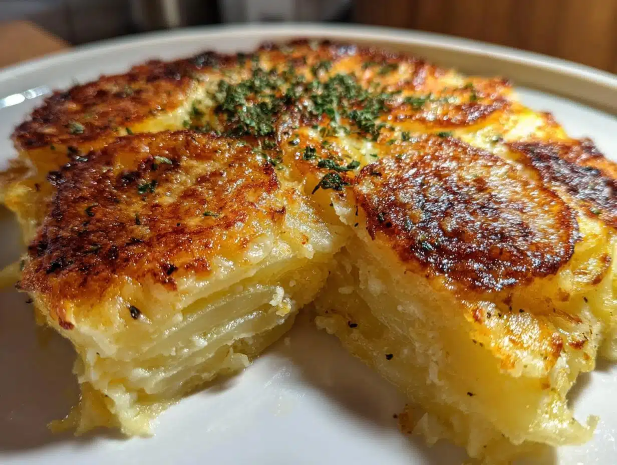 Crispy Parmesan Gruyere Potato: Pure Cheesy Heaven - Crispy Parmesan Gruyere Potato - additional detail