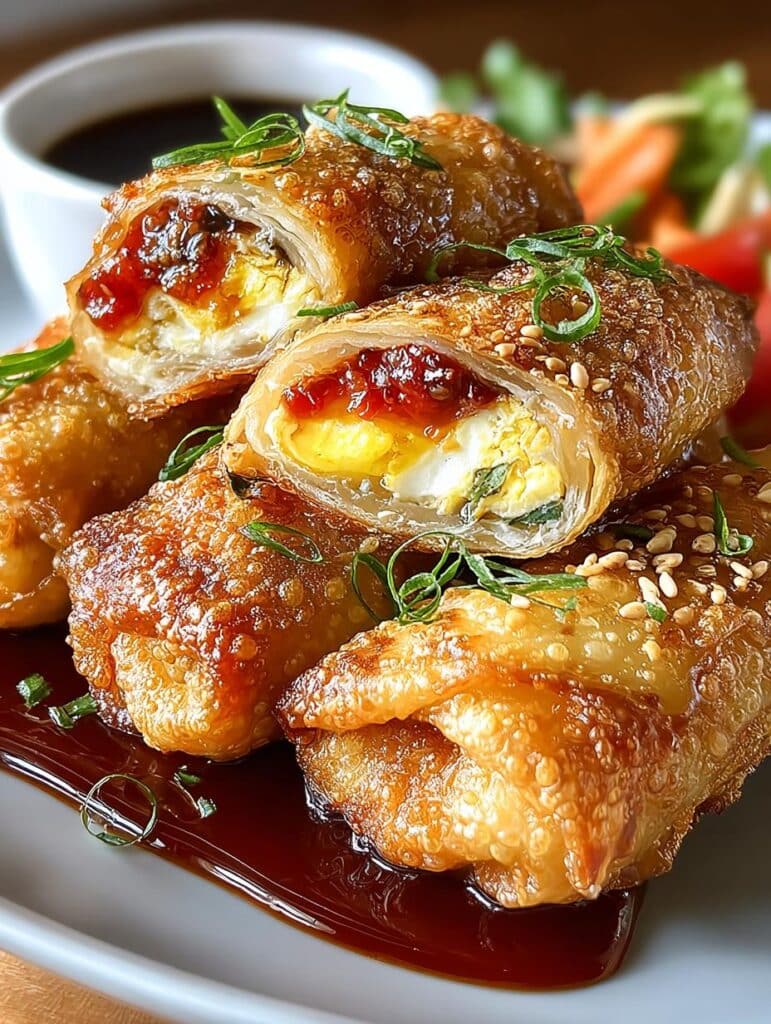 Crispy Thanksgiving Egg Rolls
