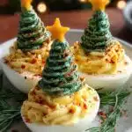Deviled Egg Christmas Trees