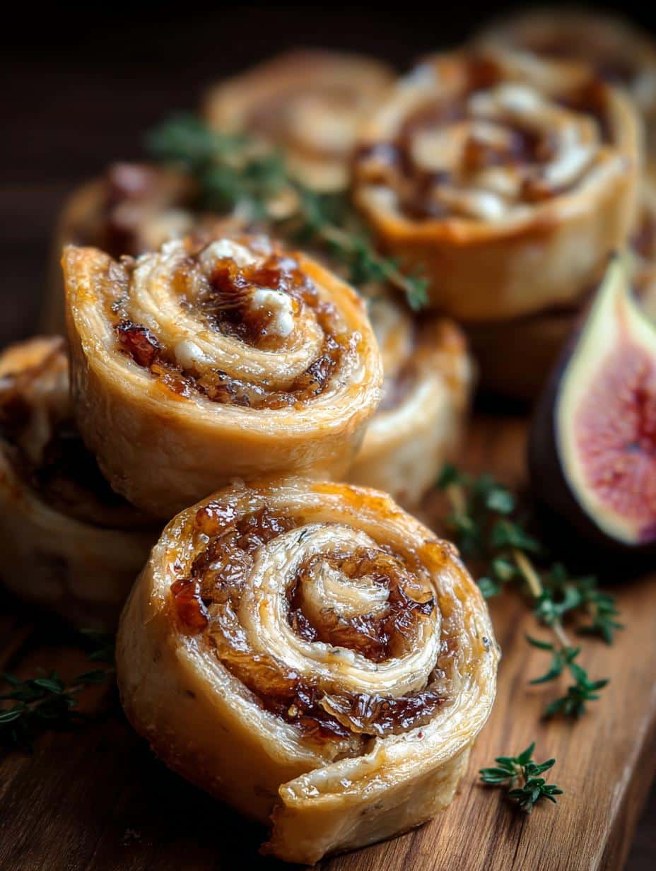Fig Goat Cheese Pinwheels: 15-Min Gourmet Appetizer - Fig Goat Cheese Pinwheels - main visual representation