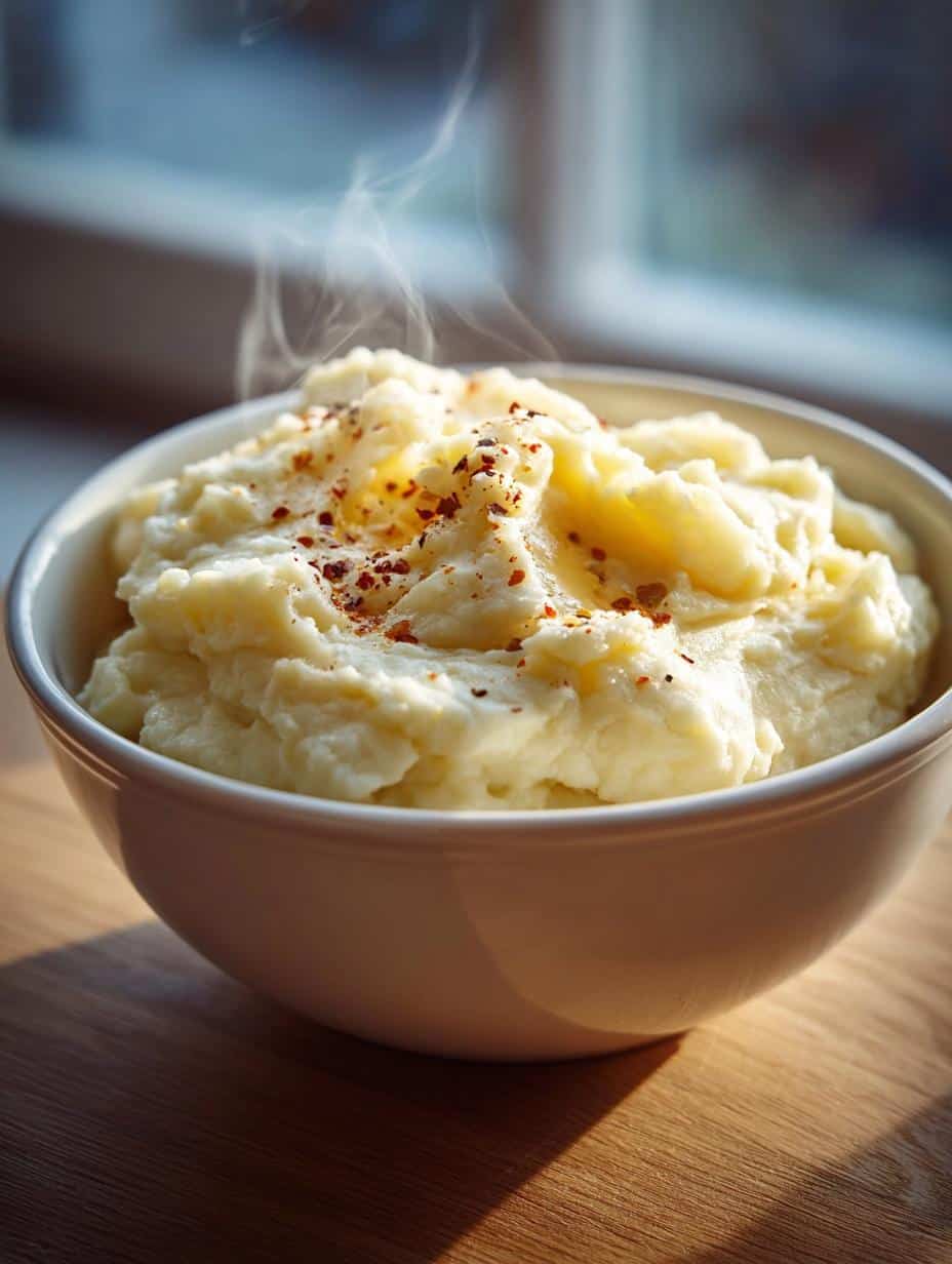 Irresistible Fondue Mashed Potatoes Recipe in 4 Steps - Fondue Mashed Potatoes - main visual representation