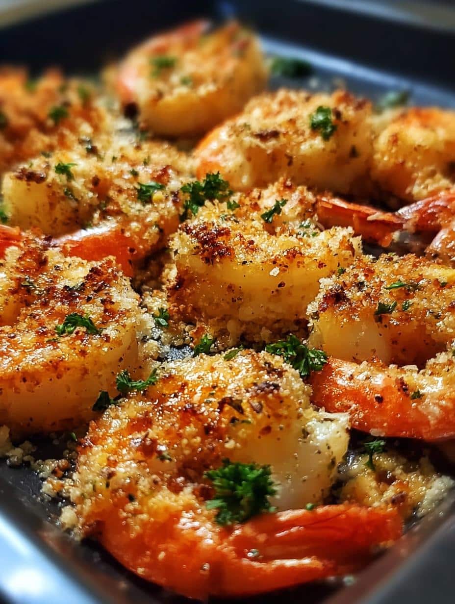 Garlic Parmesan Baked Shrimp: 15-Min Gourmet Meal 3 Garlic Parmesan Baked Shrimp: 15-Min Gourmet Meal - Garlic Parmesan Baked Shrimp - additional detail