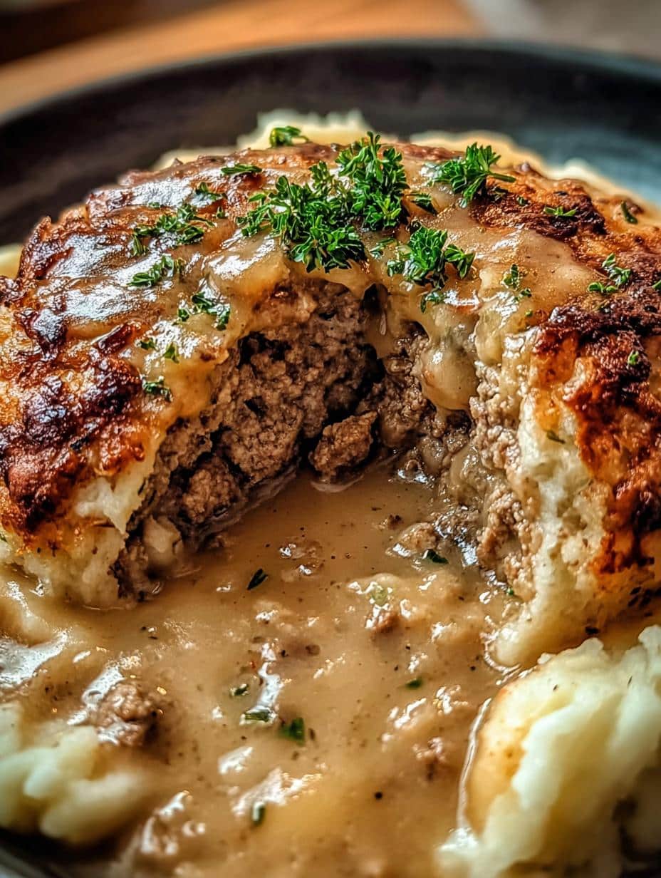 Indulge Hamburger Gravy Mashed: 1 Dreamy Dish - Indulge Hamburger Gravy Mashed - additional detail