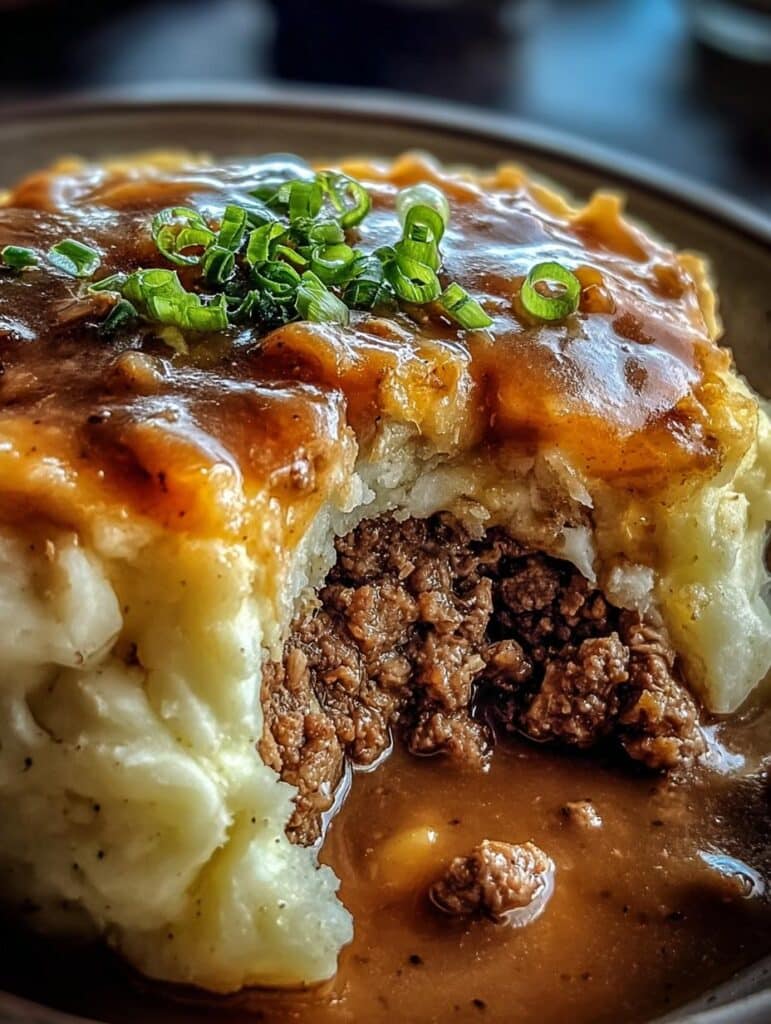 Indulge Hamburger Gravy Mashed
