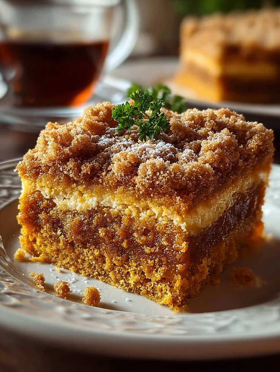 Irresistible Moist Pumpkin Crumb Cake for Fall Bliss - Irresistible Moist Pumpkin Crumb - main visual representation