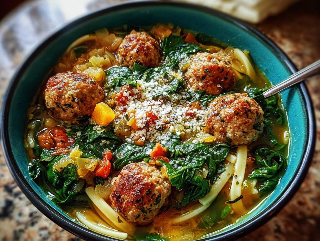 Italian Wedding Soup Parmesan