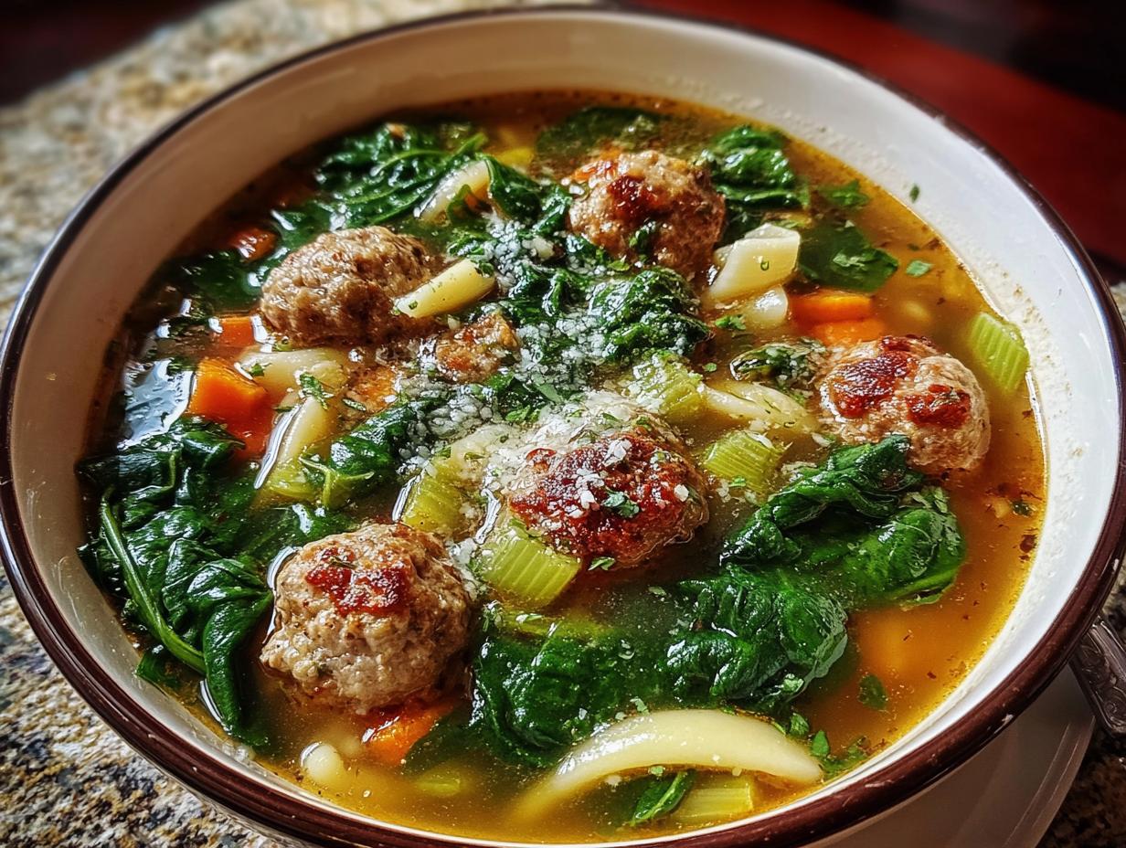 Parmesan Italian Wedding Soup: A Tender 15-Min Treat - Italian Wedding Soup Parmesan - additional detail