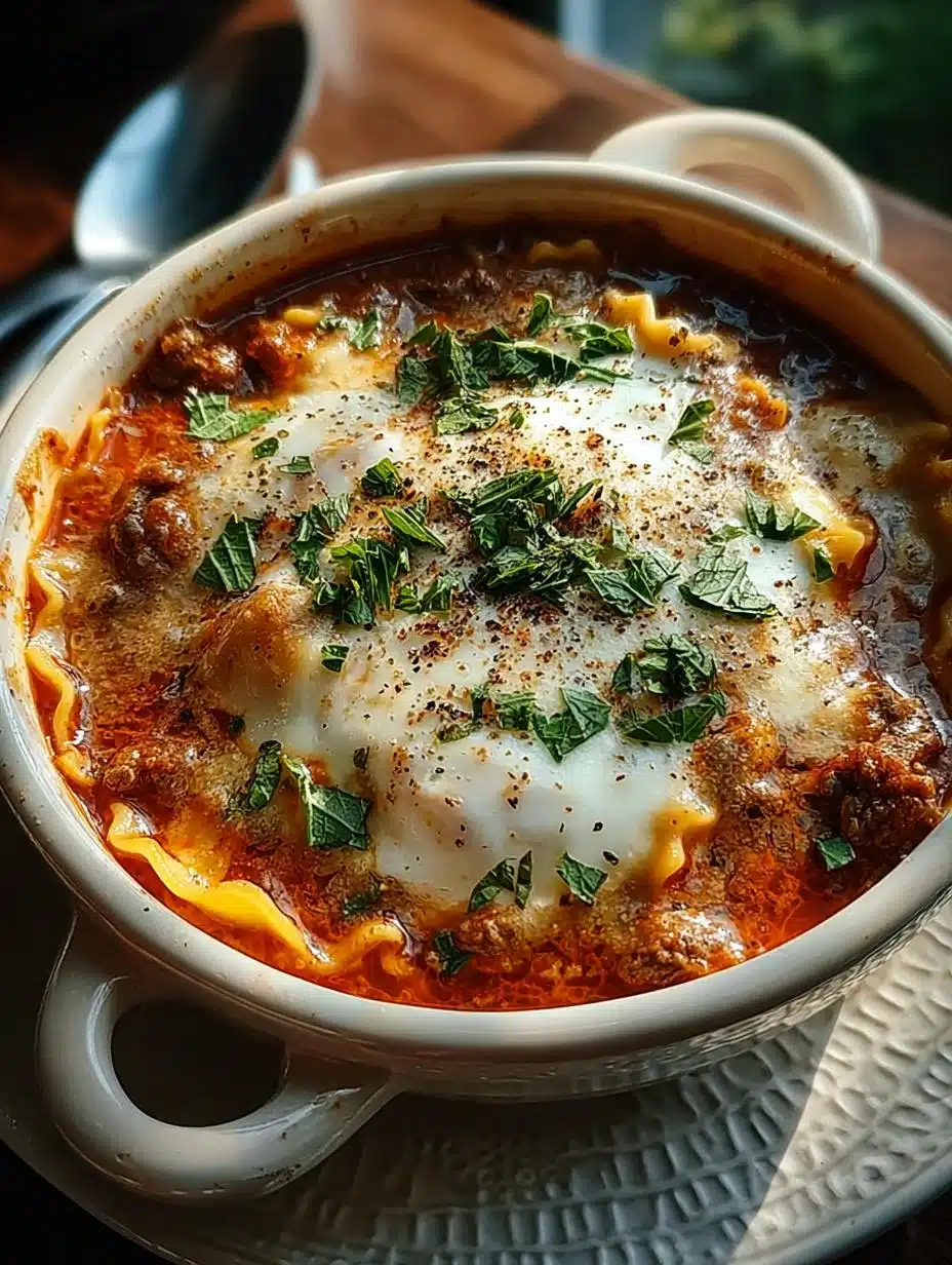 Lasagna Soup