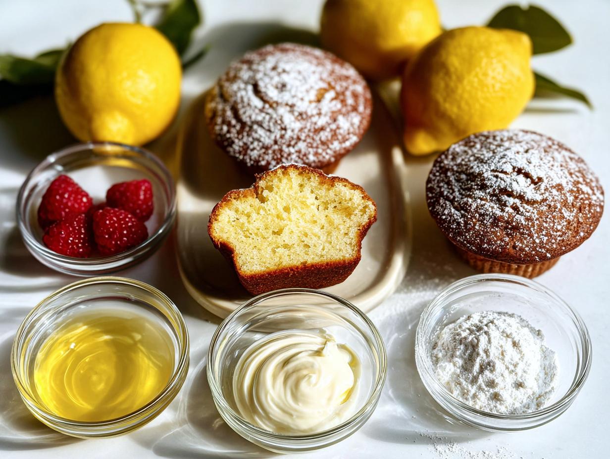 Luscious Lemon Cream Cheese Muffins: 15-Min Recipe - Luscious Lemon Cream Cheese - additional detail