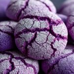 Purple Crinkle Cookies Ube