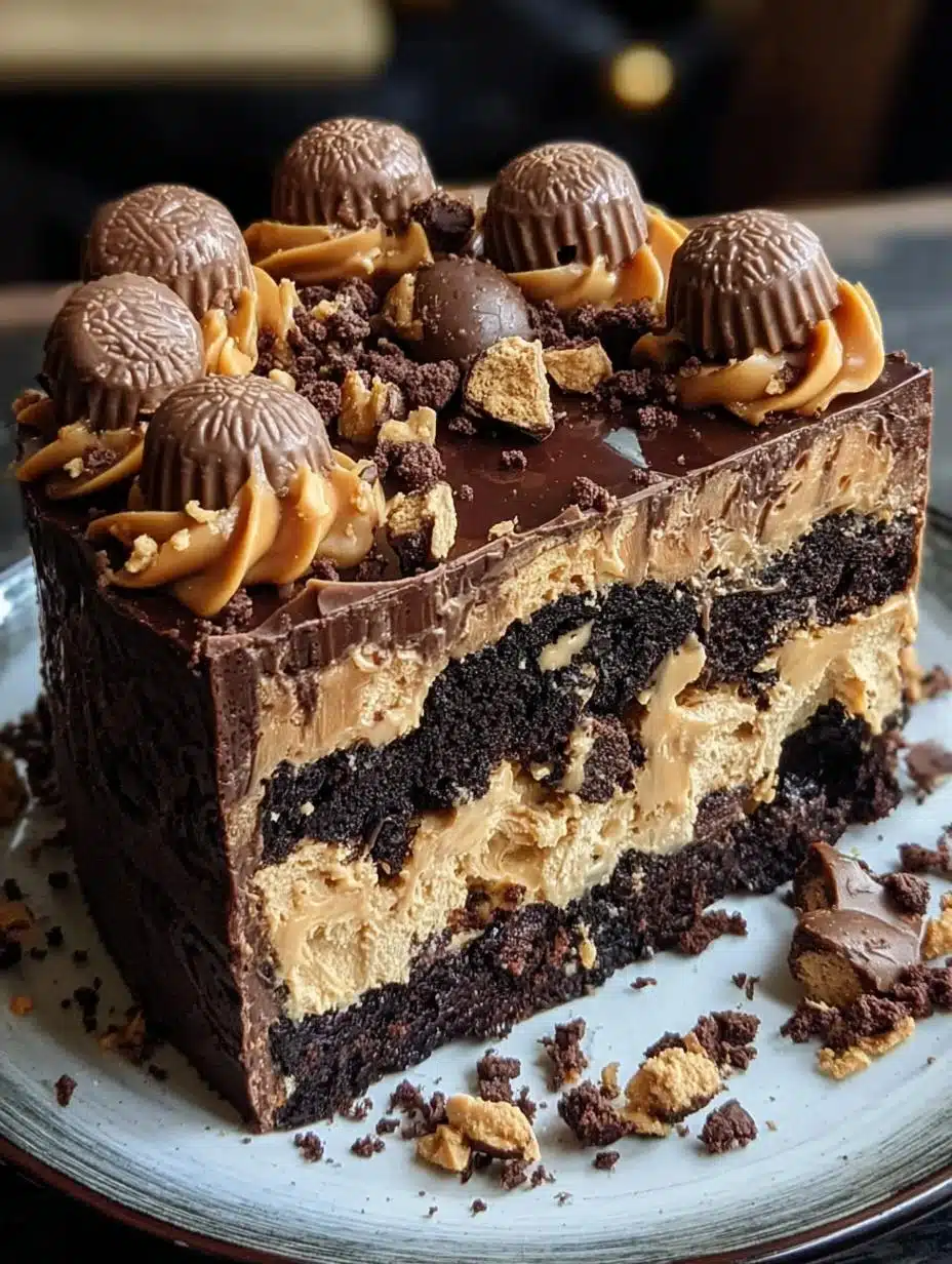Reeses Chocolate Peanut Butter: Astonishing Cake - Reeses Chocolate Peanut Butter - additional detail