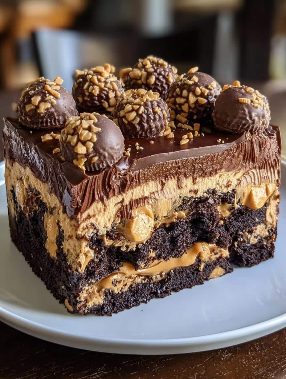 Reeses Chocolate Peanut Butter: Astonishing Cake - Reeses Chocolate Peanut Butter - additional detail