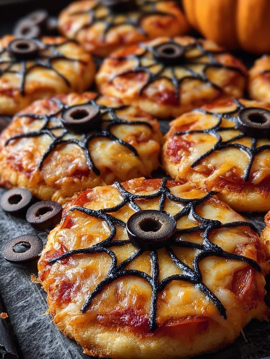 Spiderweb Pizza Bites