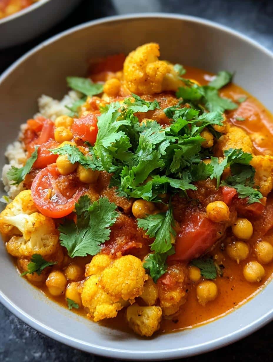 Tomato Cauliflower Chickpea Curry: 7 Flavor Secrets - Tomato Cauliflower Chickpea Curry - main visual representation