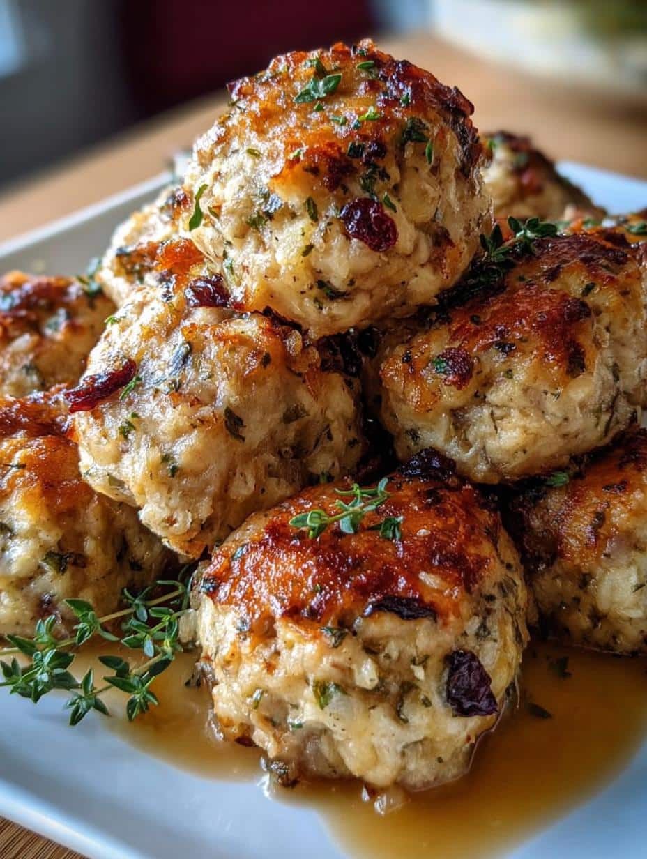 Amazing Turkey Stuffing Balls: 20 Min Recipe 2 Amazing Turkey Stuffing Balls: 20 Min Recipe - Turkey Stuffing Balls - main visual representation