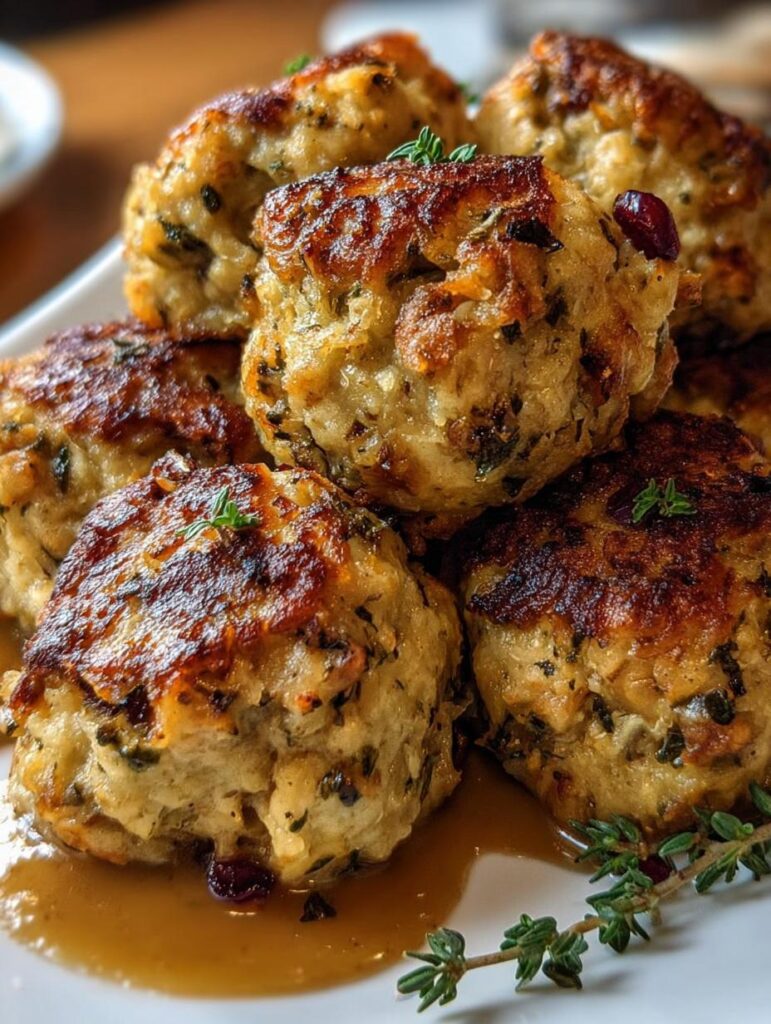 Turkey Stuffing Balls