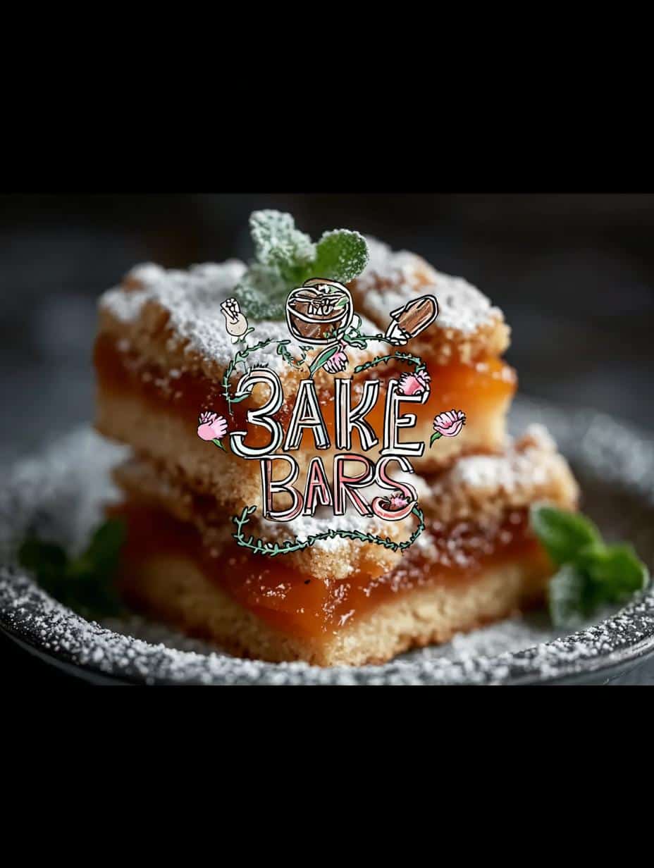 Apricot Shortbread Bars