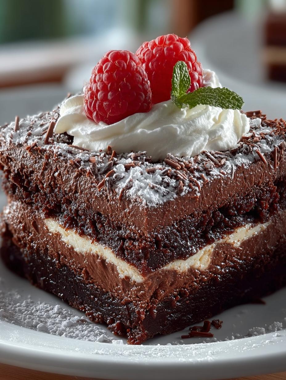 Delicious Brownie Refrigerator Cake: A No-Bake Delight 1 Brownie Refrigerator Cake