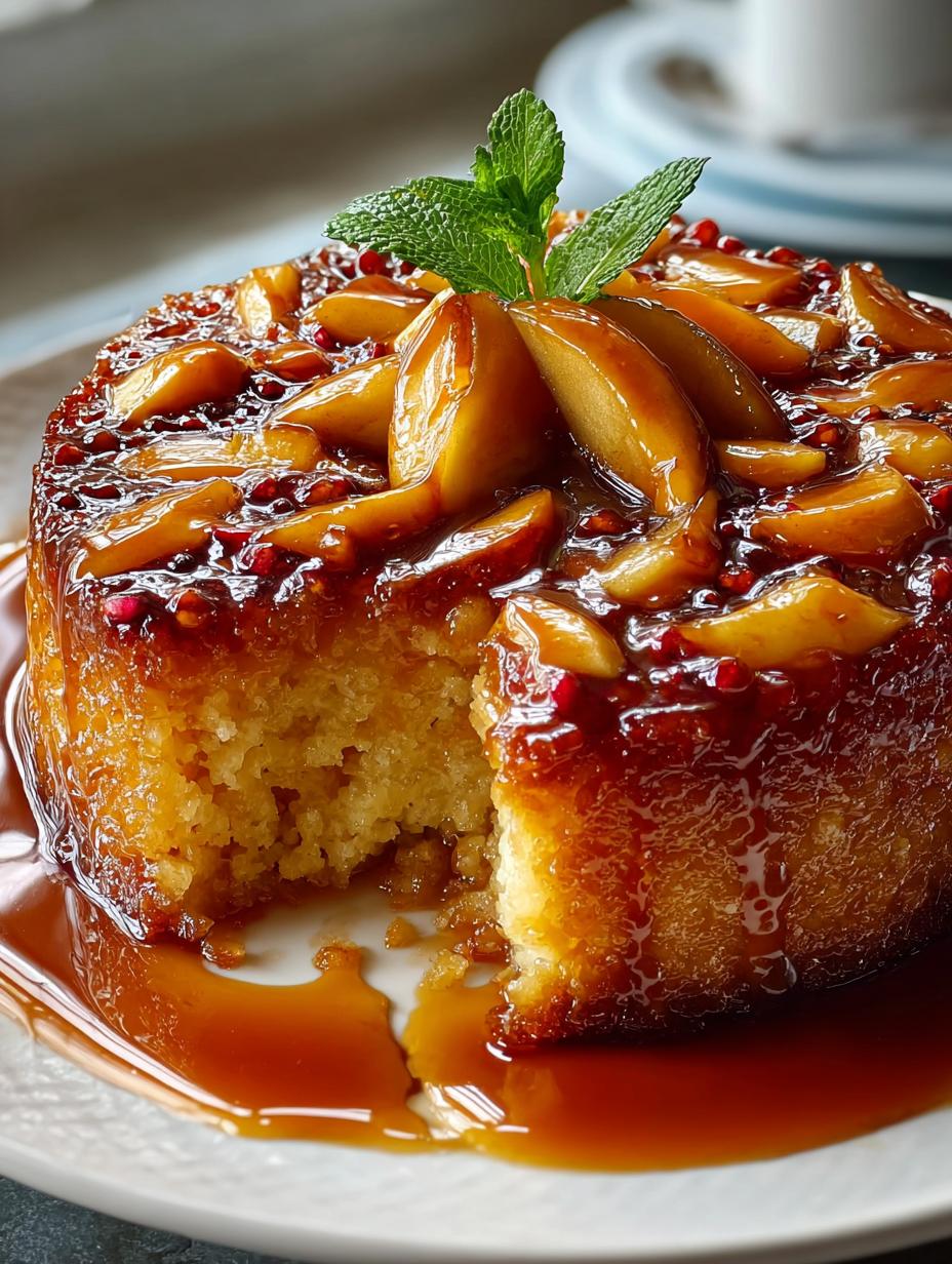 Caramel Apple Upside Down