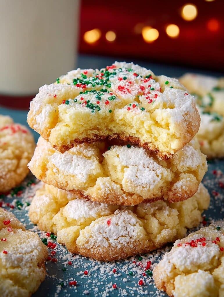Christmas Gooey Butter Cookies