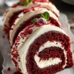 Delicious Christmas Red Velvet Cake Roll Recipe 4 Christmas Red Velvet Cake