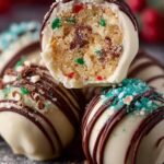 Christmas Tree Cake Truffles