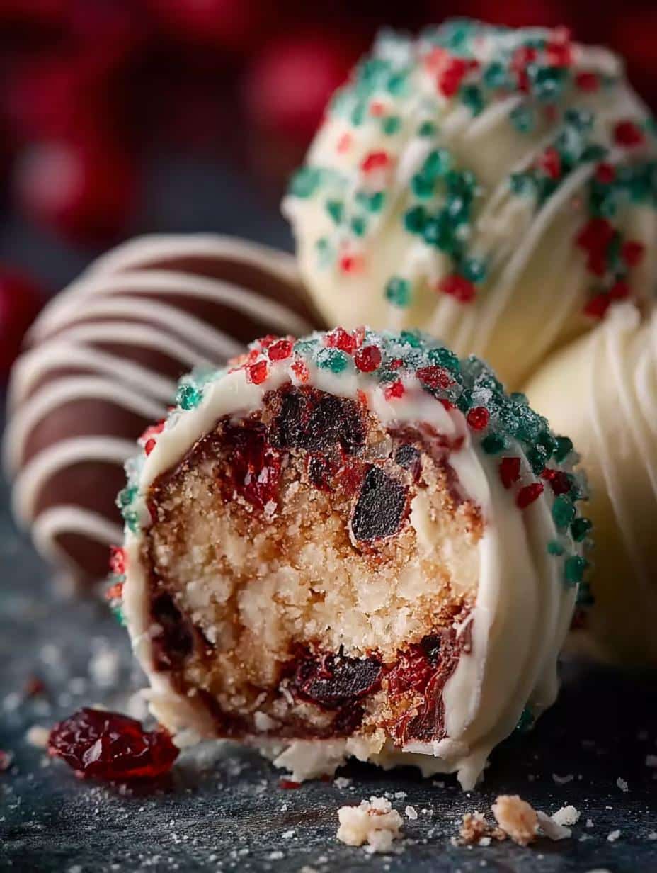 Delicious Christmas Tree Cake Truffles for the Holidays - Christmas Tree Cake Truffles - additional detail