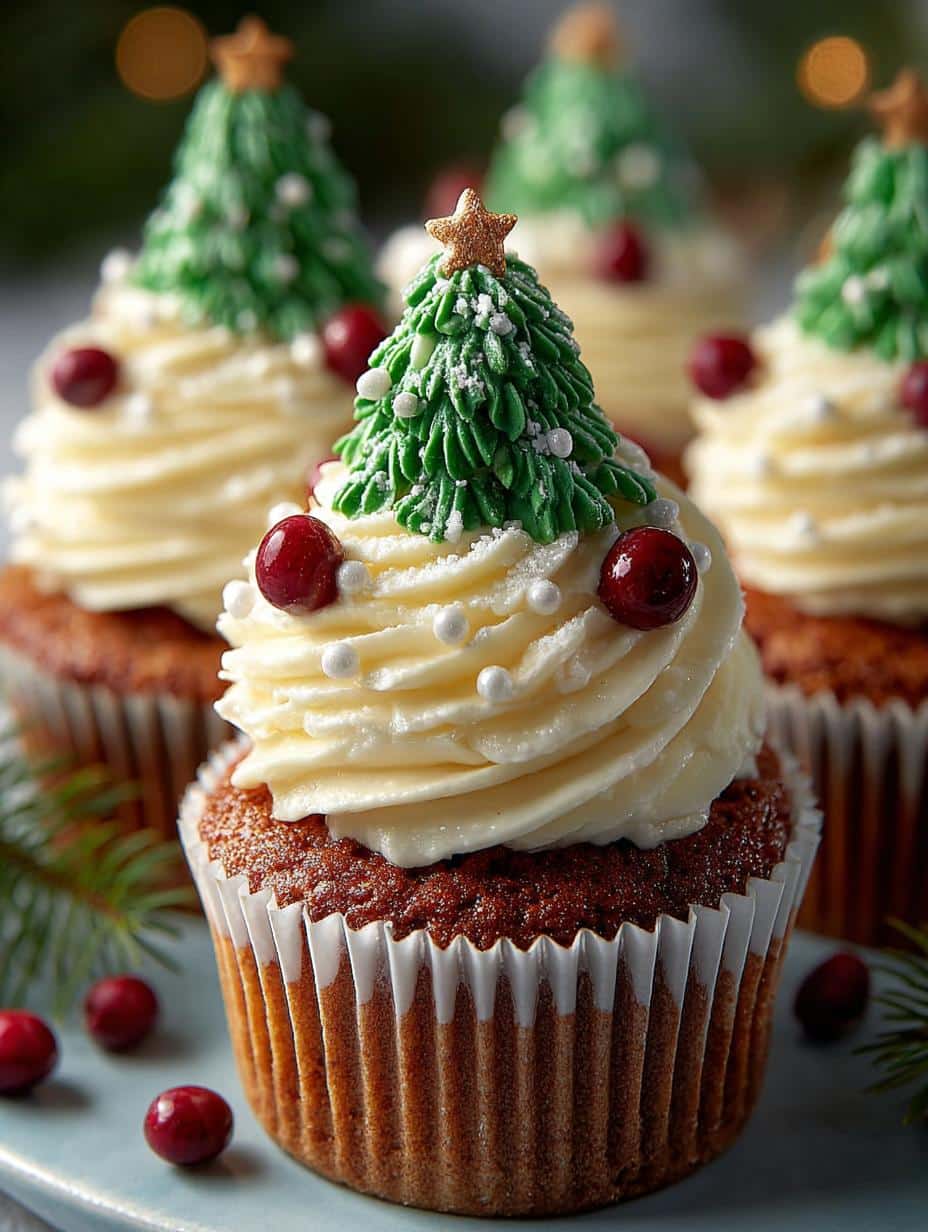 Christmas Tree Cupcakes: 12 Festive Treats for the Holidays 1 Christmas Tree Cupcakes