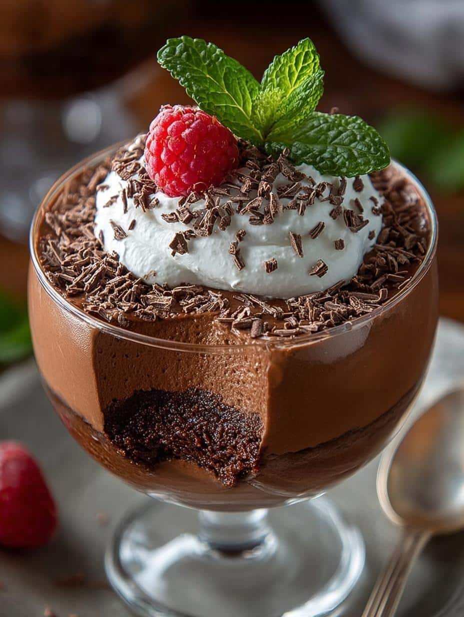 Delicious Cottage Cheese Chocolate Mousse in 5 Minutes - Cottage Cheese Chocolate Mousse - main visual representation