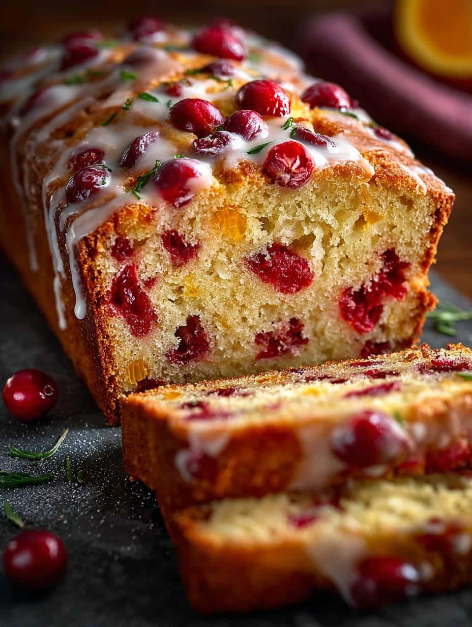 Cranberry Orange Bread with